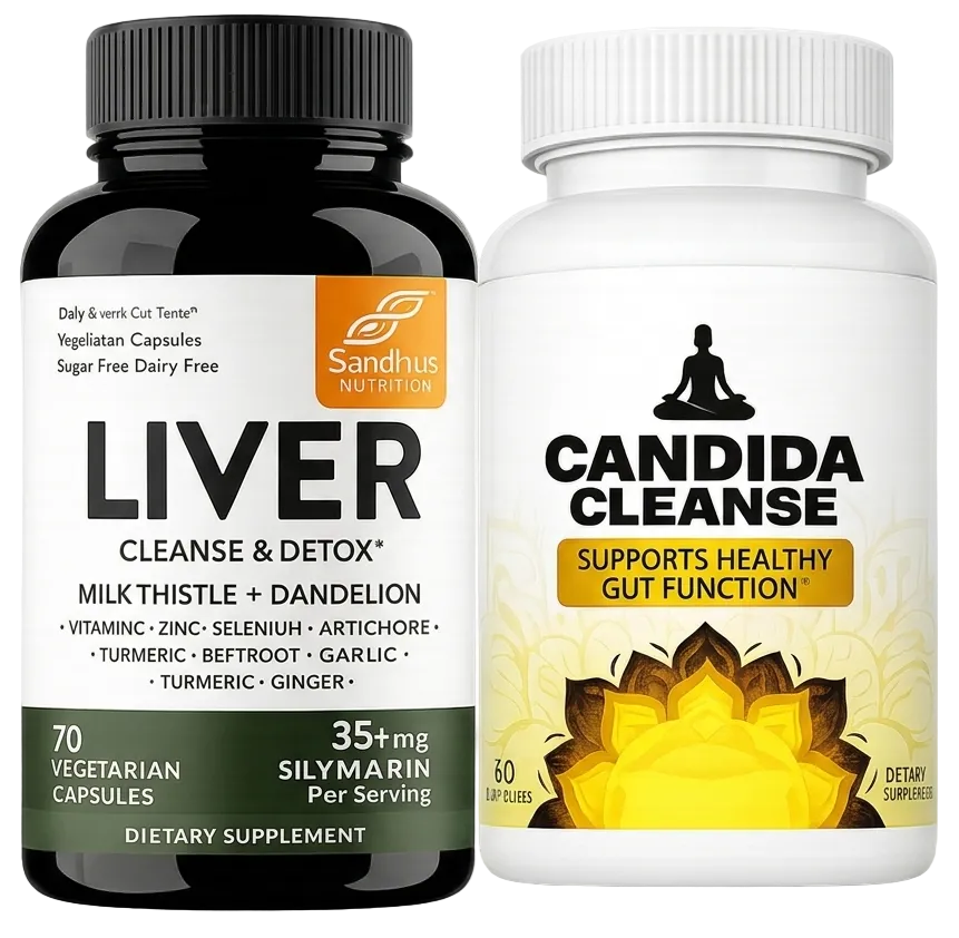Combo Detox & Digestión – Liver Detox + Candida Cleanse