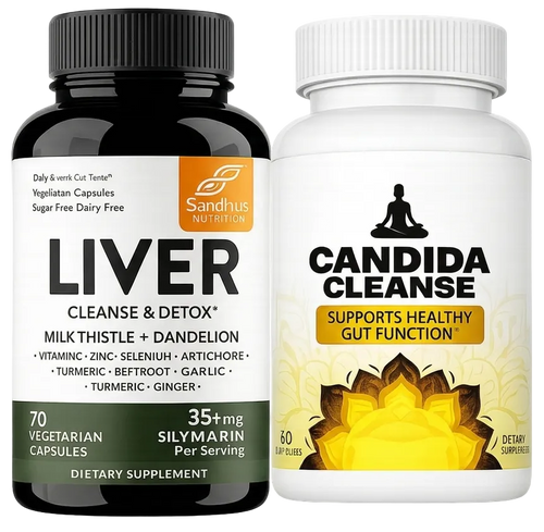 Combo Detox & Digestión – Liver Detox + Candida Cleanse