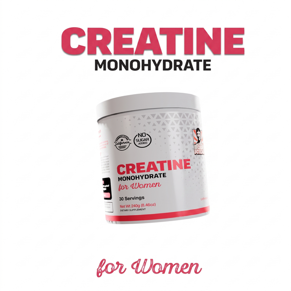 Creatina Monohidratada Mujer - foto de producto fondo blanco
