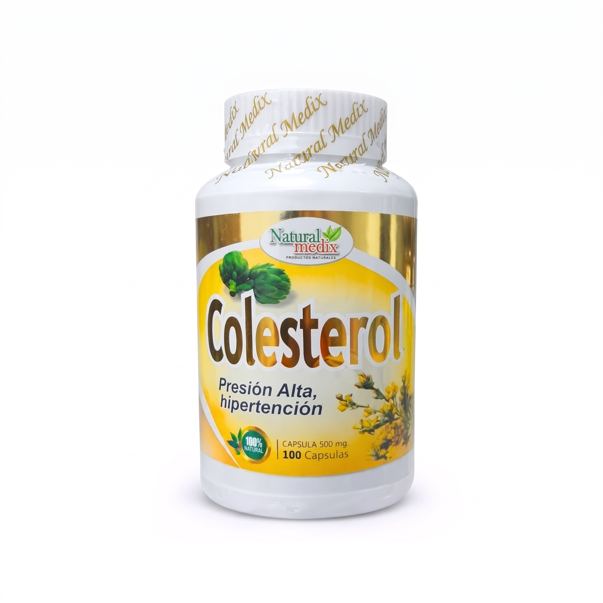 Control de Colesterol - foto de producto fondo blanco