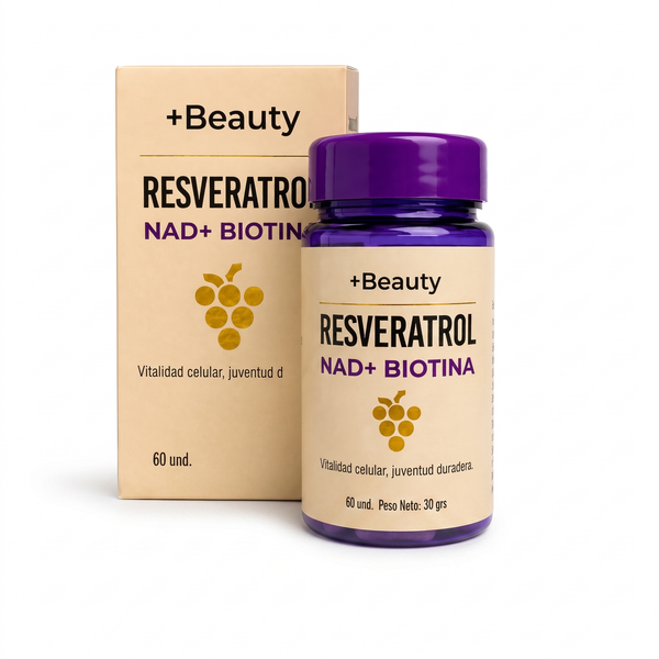 Resveratrol - foto de producto fondo blanco