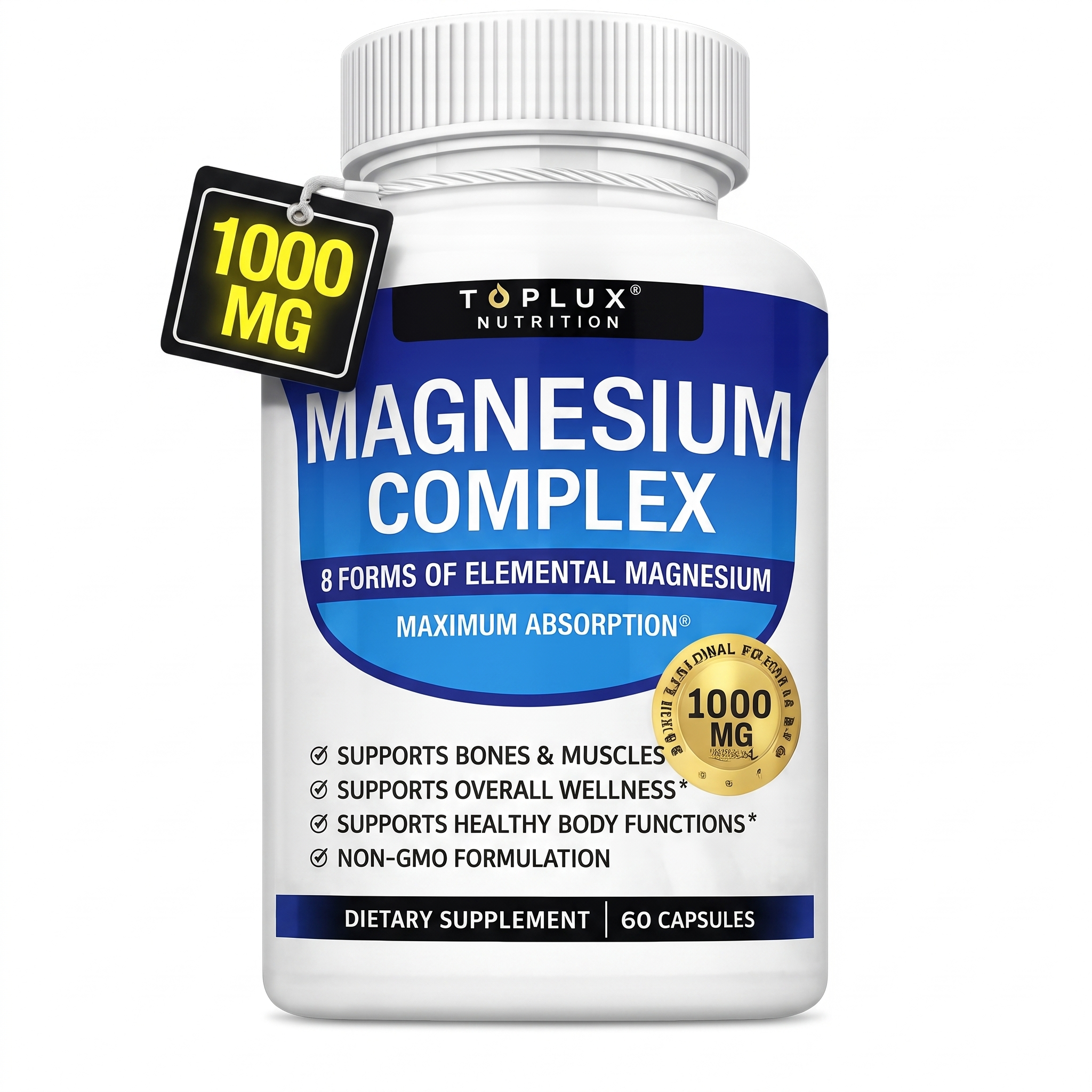 Magnesio Complex - foto de producto fondo blanco
