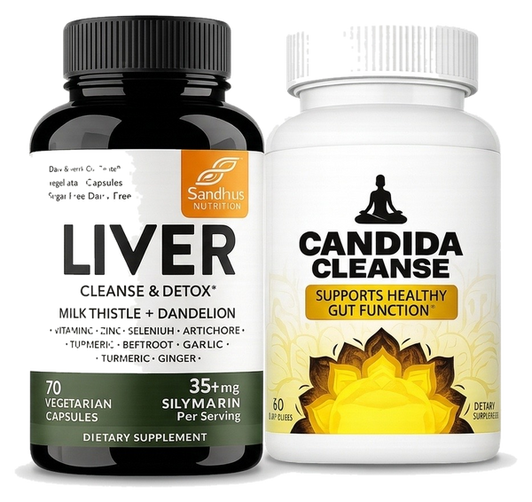 Combo Detox & Digestión – Liver Detox + Candida Cleanse